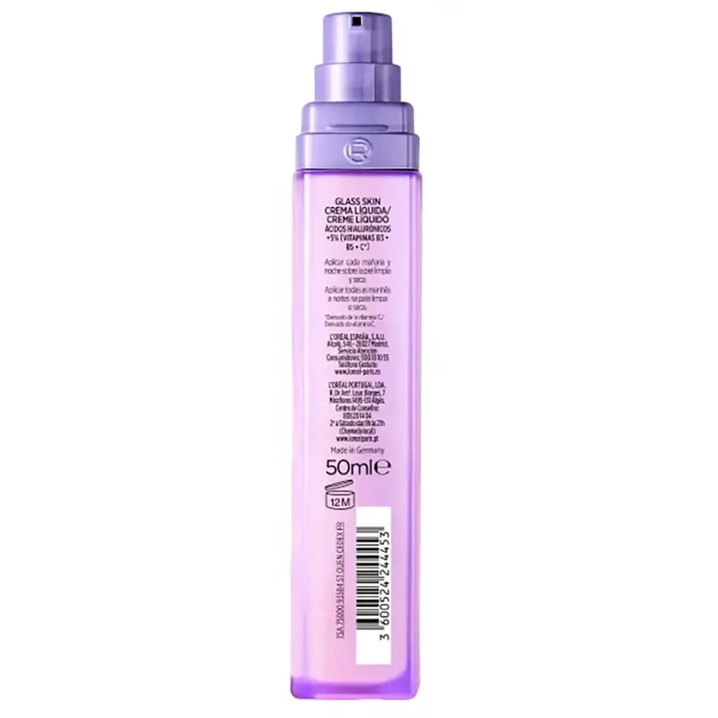 L'Oréal Paris Anti-Ageing Revitalift Filler Glass Skin Crema LÃquida , 50 ml - Image 3
