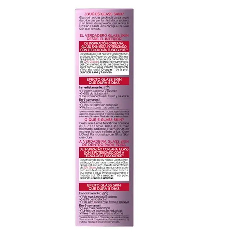 L'Oréal Paris Anti-Ageing Revitalift Filler Glass Skin Crema LÃquida , 50 ml - Image 4