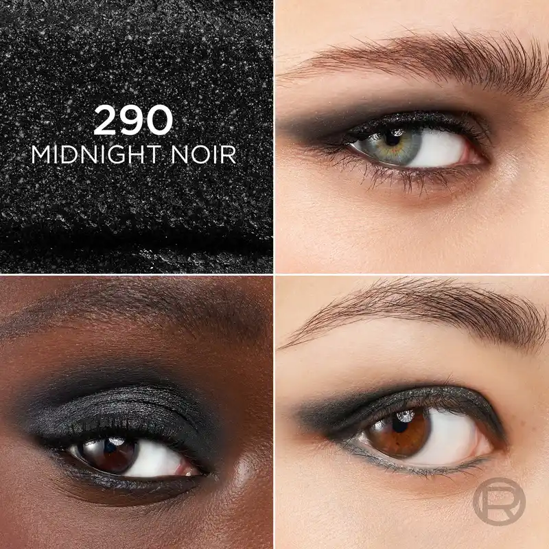L'Oreal Paris Paradise Les Shadow Sticks Smokey Sombra De Ojos Cremosa Y Difuminable Midnight Noir - Image 6
