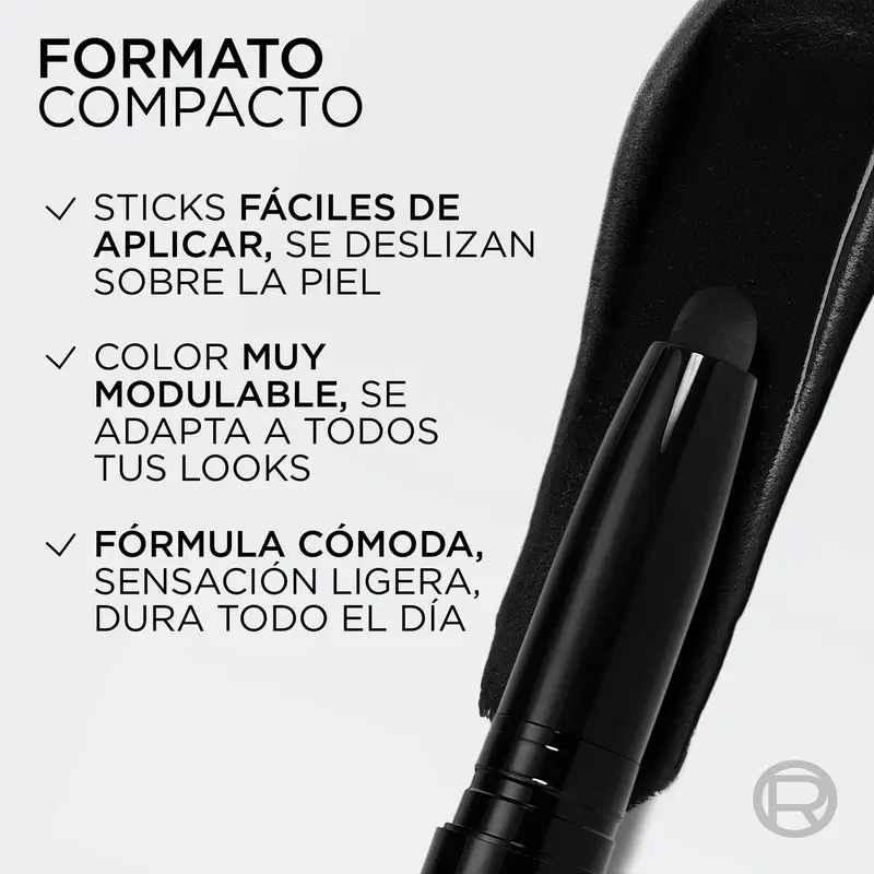 L'Oreal Paris Paradise Les Shadow Sticks Smokey Sombra De Ojos Cremosa Y Difuminable Midnight Noir - Image 9