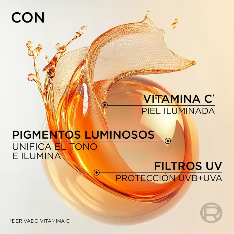 L'Oréal Paris Revitalift Clinical, Vitamina C Glow Con Color Fluído Diario Spf30, 40Ml - Image 6