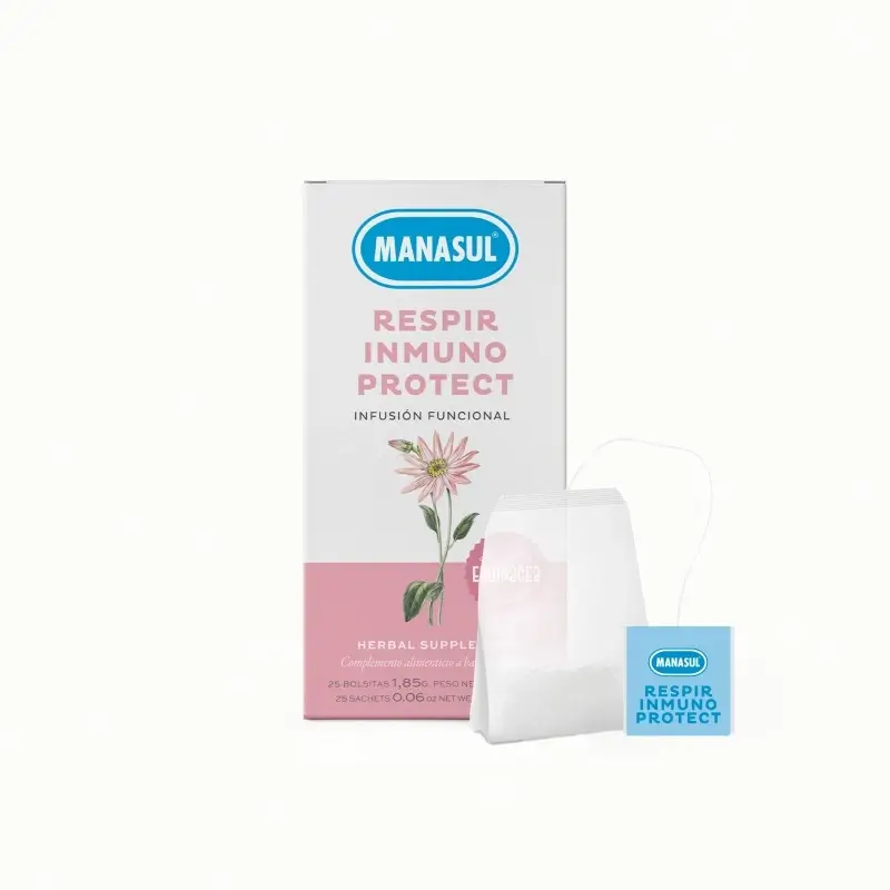 Manasul Respir Inmuno Protect , 25 infusiones