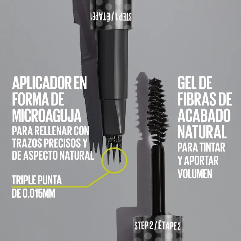 Maybelline New York Brow Insert Lapiz De Ceja, Ash Brown, 1.25 ml - Image 6