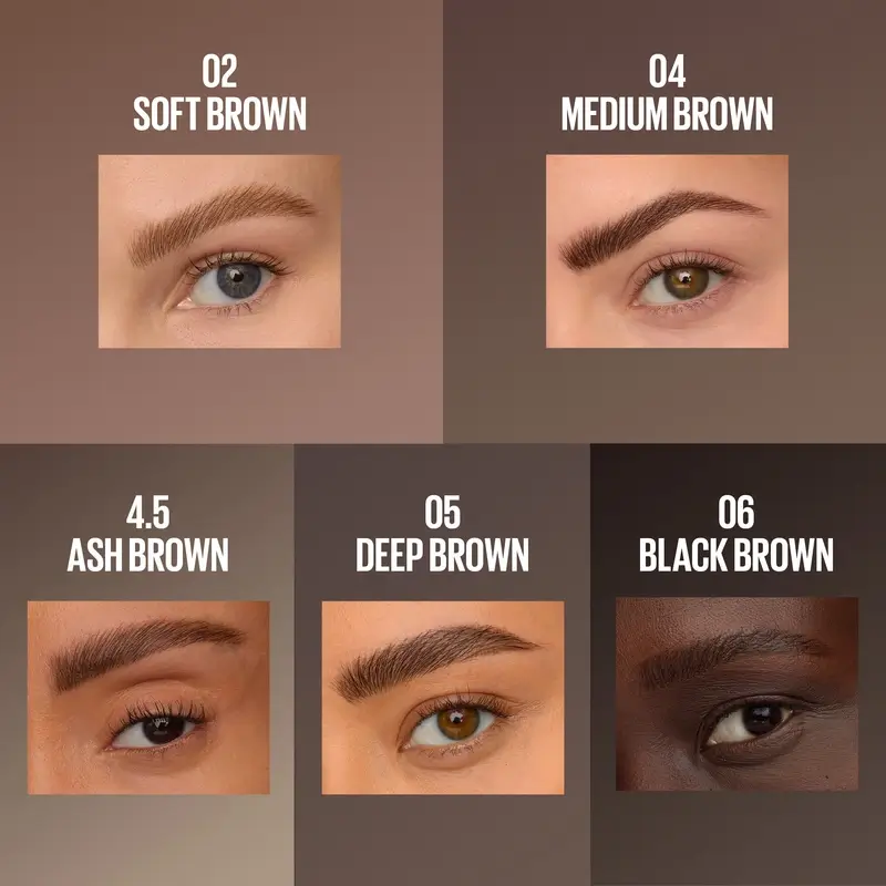 Maybelline New York Brow Insert Lapiz De Ceja, Black Brown, 1.25 ml - Image 9