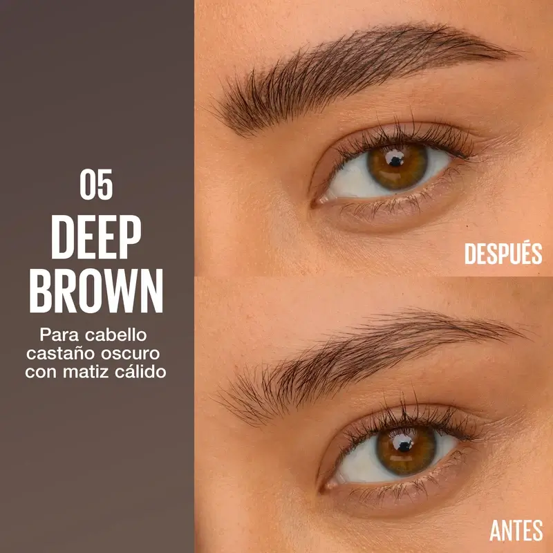 Maybelline New York Brow Insert Lapiz De Ceja, Deep Brown, 1.25 ml - Image 3