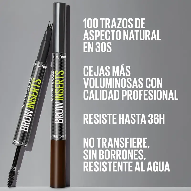 Maybelline New York Brow Insert Lapiz De Ceja, Soft Brown, 1.25 ml - Image 5