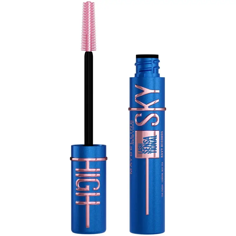 Maybelline New York Lash Sensational, Sky High Máscara De Pestañas Waterproof, Navy Blue, 1 ud - Image 2