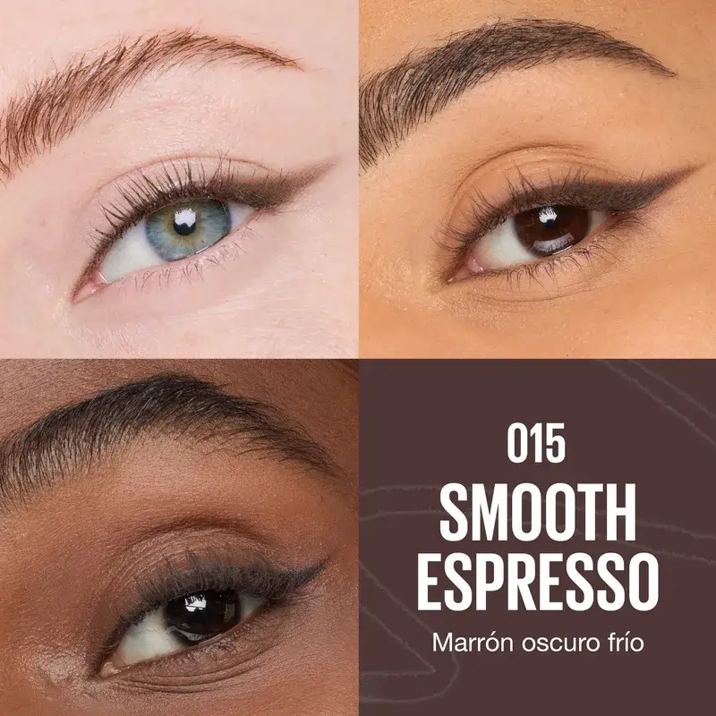 Maybelline New York Sculpting Stix Eyeliner 2 En 1, Smooth Espresso 015, 0,7G - Image 4