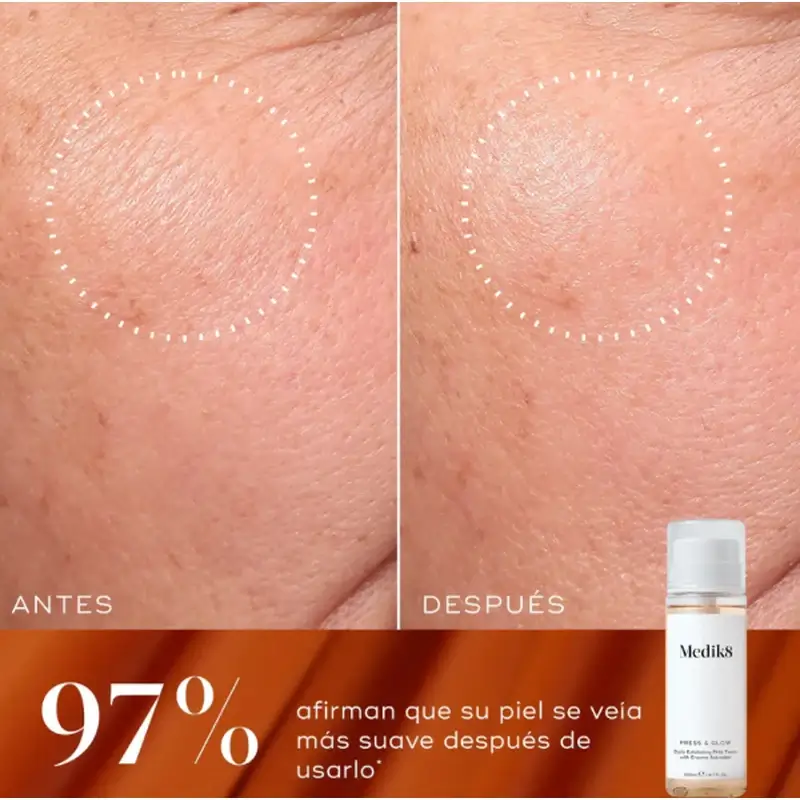 Medik8 Luminous Lift Press Glow 200 ml + Liquid Peptides 30 ml - Image 4