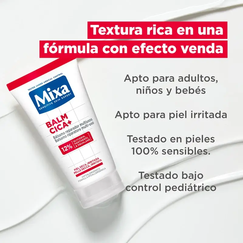 Mixa Balm Cica+, Bálsamo Reparador Multiusos, 50 ml - Image 9