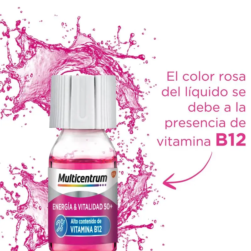 Multicentrum Energía & Vitalidad 50+, 30 frascos - Image 3