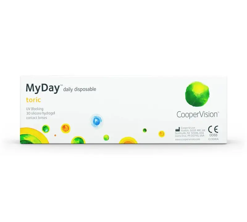 Myday Lentillas Tóricas Diarias, 30 unidades - -2.25, -1.25, 50, 8.6, 14.50