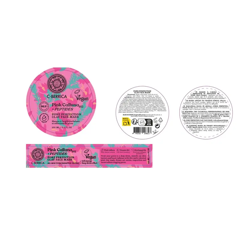 Natura Siberica Mascarilla Facial De Arcilla Poros Perfectos , 100 ml - Image 2