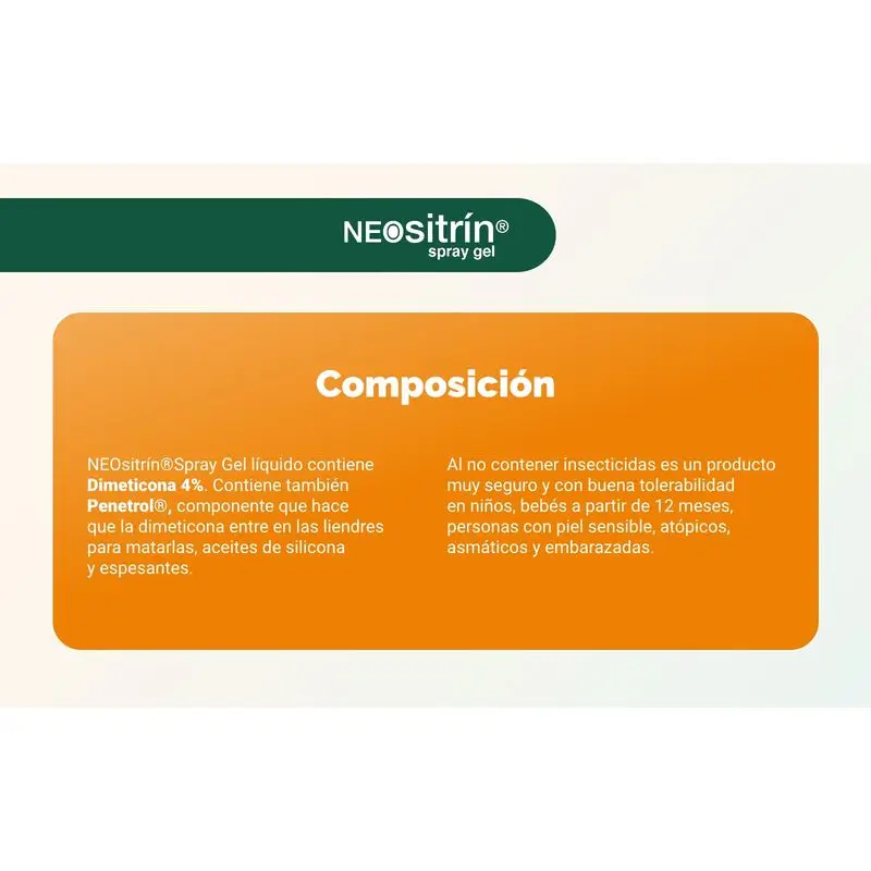 NEOsitrín® Spray Gel Líquido Antipiojos 100 ml - Image 9
