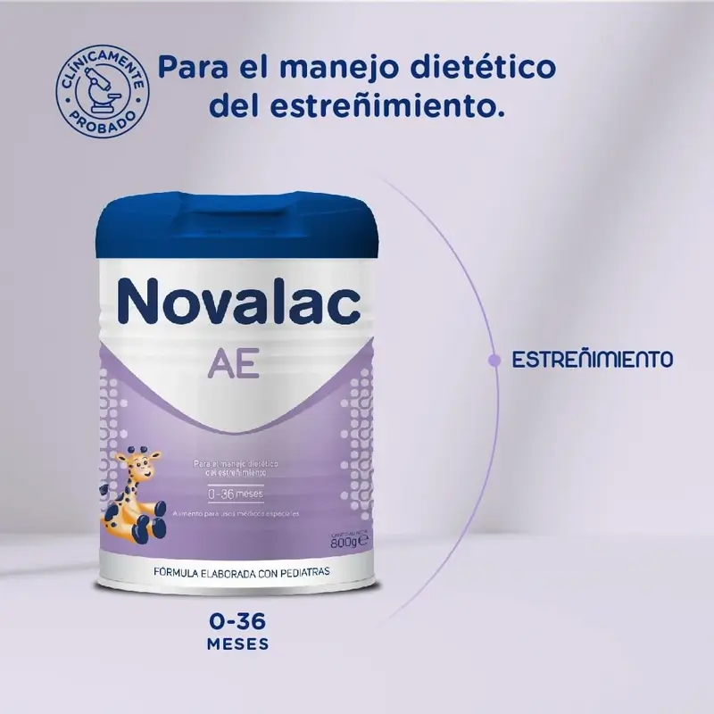 Novalac Ae Leche Infantil 0-36 Meses, Antiestreñimiento , 800 gr - Image 5
