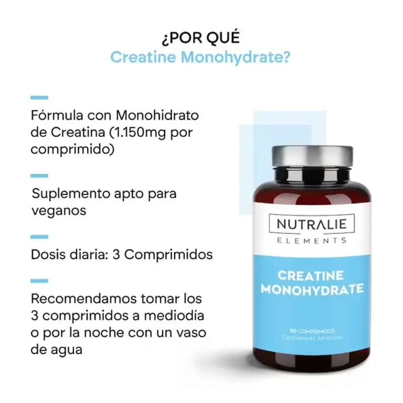 Nutralie Creatina Monohidratada 6000Mg, 90 comprimidos - Image 4