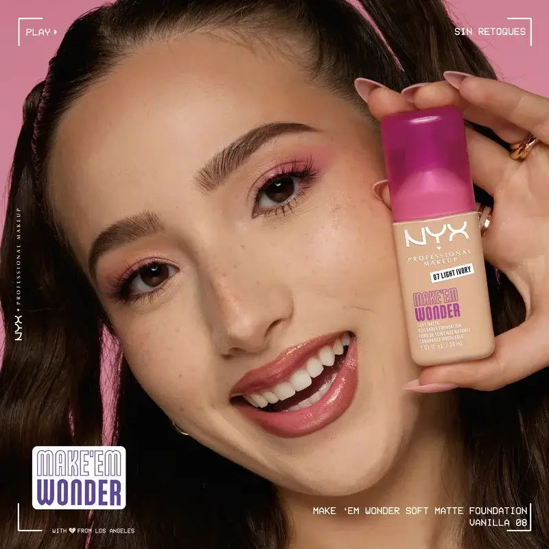 Nyx Cosmetics Make Em Wonder Fdt Vanilla, 30 ml - Image 6