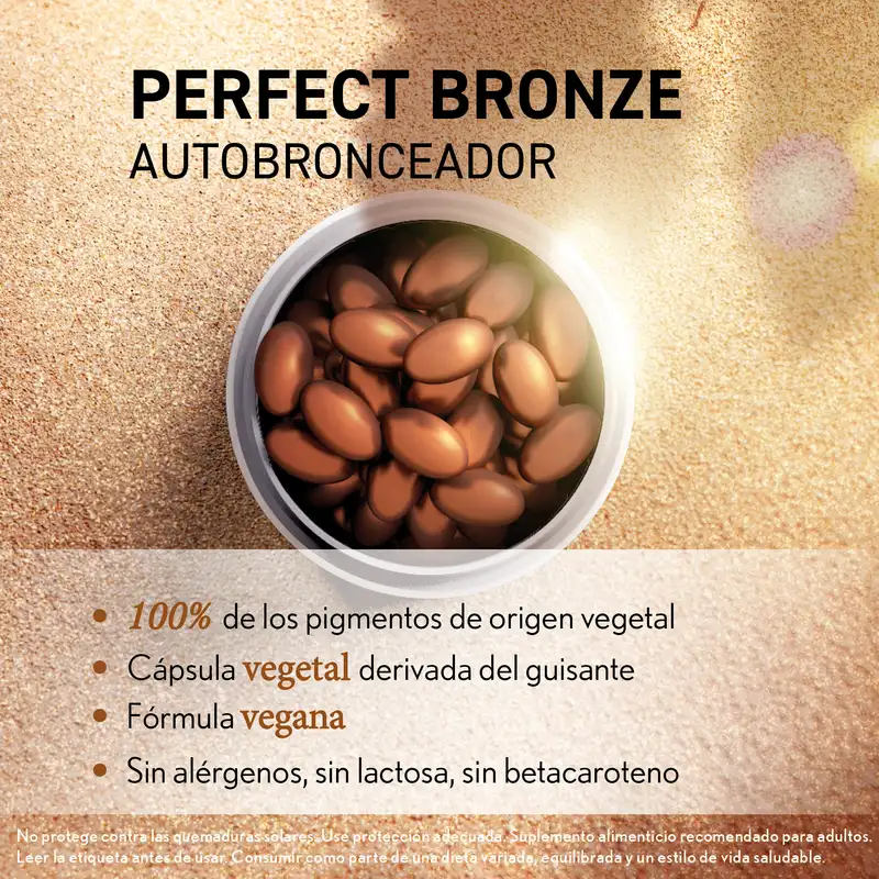 Oenobiol Perfect Bronze Autobronceador Brillo Dorado, 2x30 caps - Image 7