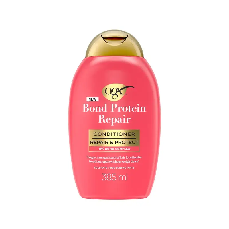 Ogx Bond Repair Conditioner, Acondicionador Reparador, Sin Sulfatos Para El Pelo, 385 Ml