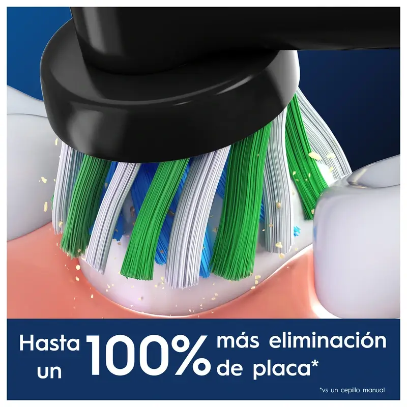 Oral-B Braun Recambio Cross Action Negro, 4 unidades - Image 5
