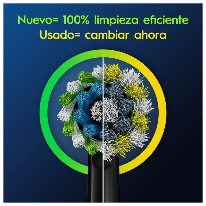 Oral-B Braun Recambio Cross Action Negro, 4 unidades - Image 9