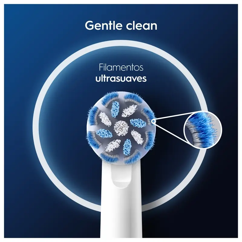 Oral-B Braun Recambio Sensitive Clean, Pack De, 6+2 unidades - Image 3