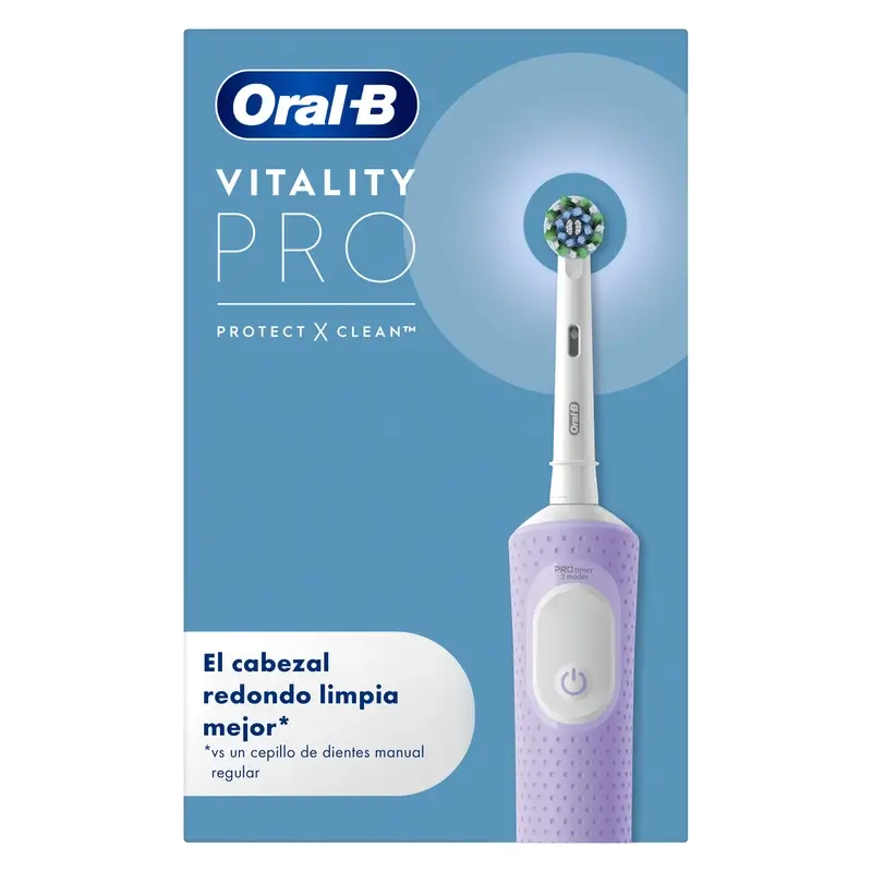 Oral-B Braun Vitality Pro Cepillo Eléctrico Morado, 1 unidades - Image 3