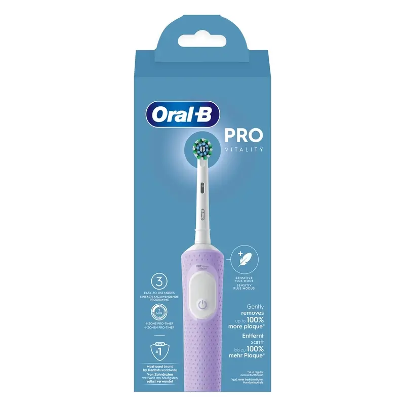 Oral-B Braun Vitality Pro Cepillo Eléctrico Morado, 1 unidades - Image 5