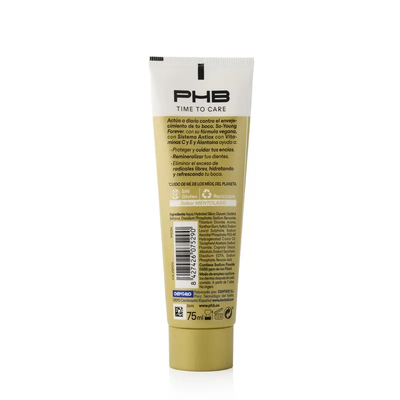 Phb Time To Care So Young Forever Pasta Dental Anticaries, 75 ml - Image 2