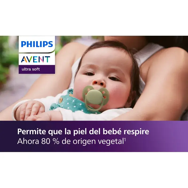 Philips Avent 2 chupetes ultra soft 6-18m neutral - Image 6