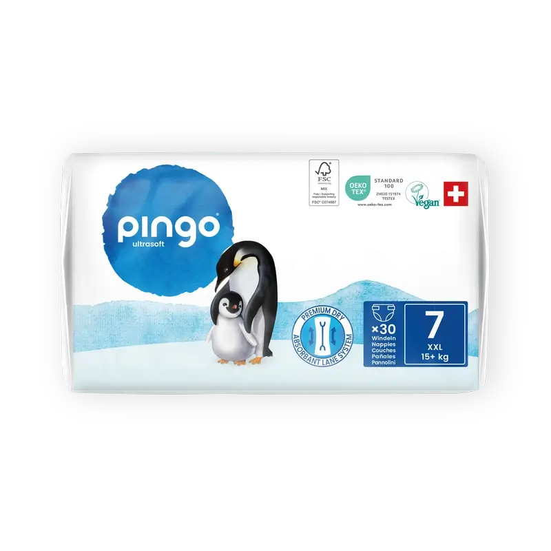 Pingo Pañales Ecológicos Talla 7 (+15 Kg), 30 unidades - Image 4
