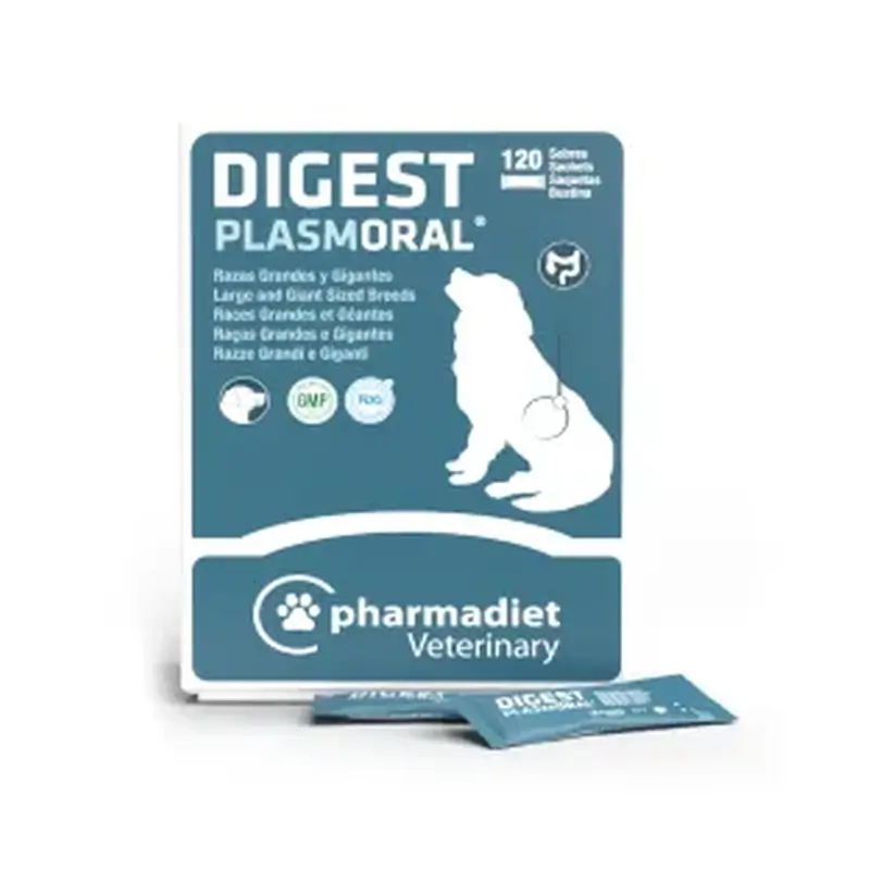 Plasmoral Digest Razas Grandes Y Gigantes, 120 sobres