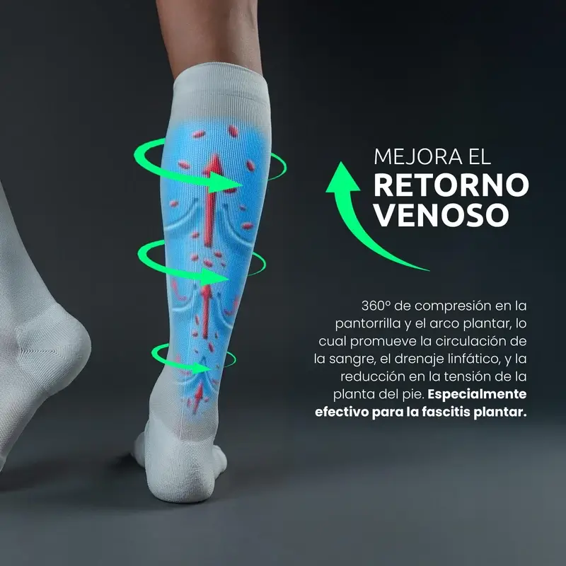 Podoks Calcetines Piernas Cansadas H6 Blanco - Image 5