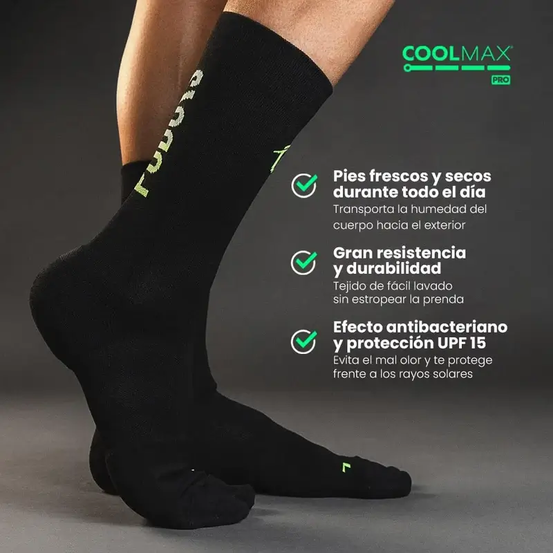 Podoks Calcetines Running Alto H5 Negro - Image 3