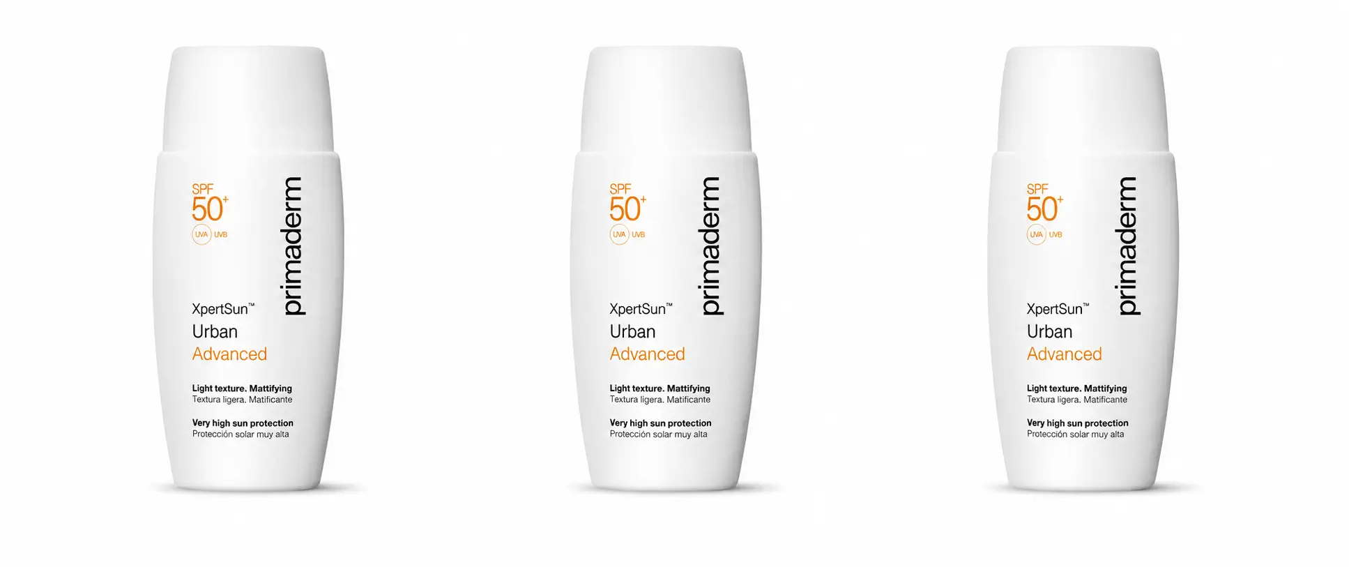 Primaderm Light Texture Xpertsun Urban Advanced Mattifying 50ml x 3