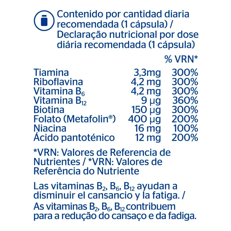 Pure Encapsulations B-Complex, 60 Cápsulas Vegetales - Image 2