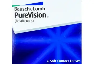 Purevision Lentillas Esféricas Mensuales , 6 unidades - -8.50, 8.6, 14.0
