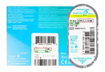 Purevision Lentillas Multifocales Mensuales , 3 unidades - -1.00, 8.6, Alta, 14.0 - Image 3