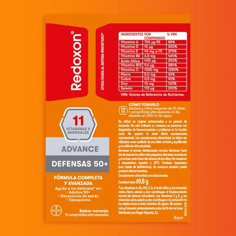 Redoxon Advance , 15 comprimidos efervescentes - Image 6