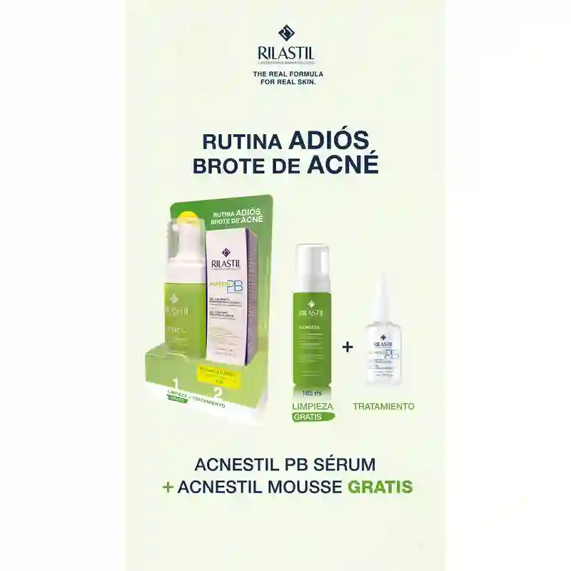 Rilastil Rilastil Acnestil Ril Prm Pack Adios Brote De Acné , 30 Ml + 150 Ml - Image 3
