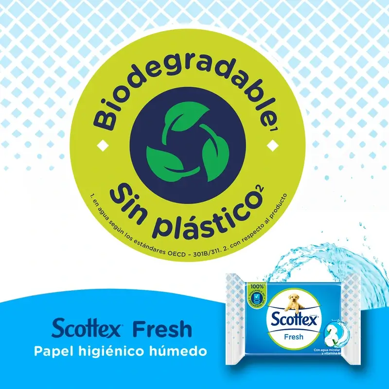 Scottex Fresh Papel Higiénico Húmedo , 38 unidades - Image 5