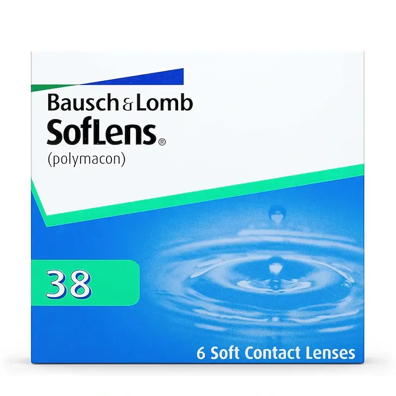 Soflens 38 Lentillas Esféricas Mensuales , 6 unidades - -1.50, 8.4, 14.0