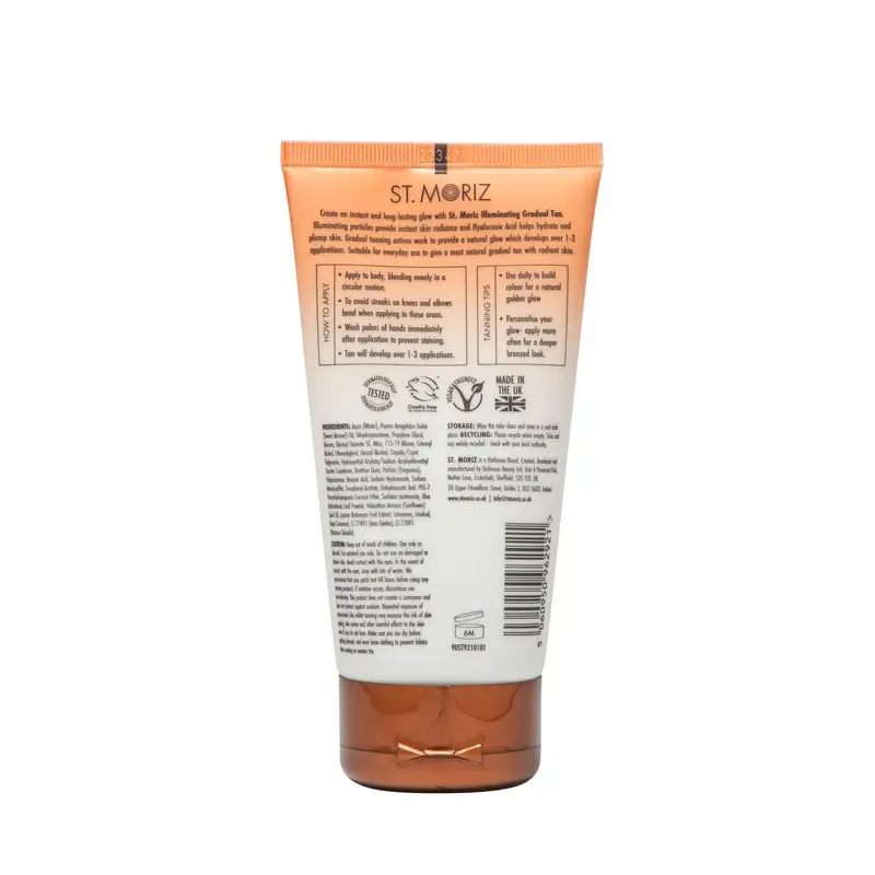 St Moriz Loción Autobronceadora Iluminadora Glow Gradual Advanced , 150 ml - Image 3