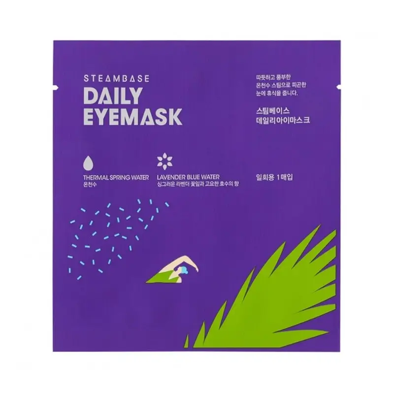 Steambase Daily Eyemask Lavender Blue Water , 1 ud
