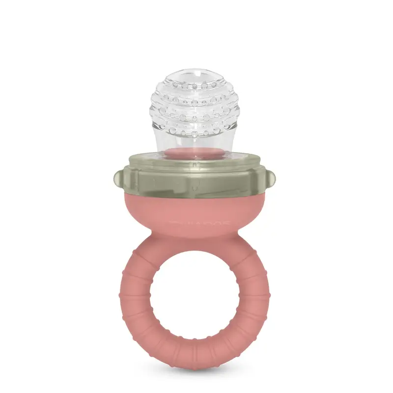 Suavinex Alimentador Antiahogo De Silicona, +6 Meses, Rosa - Image 2