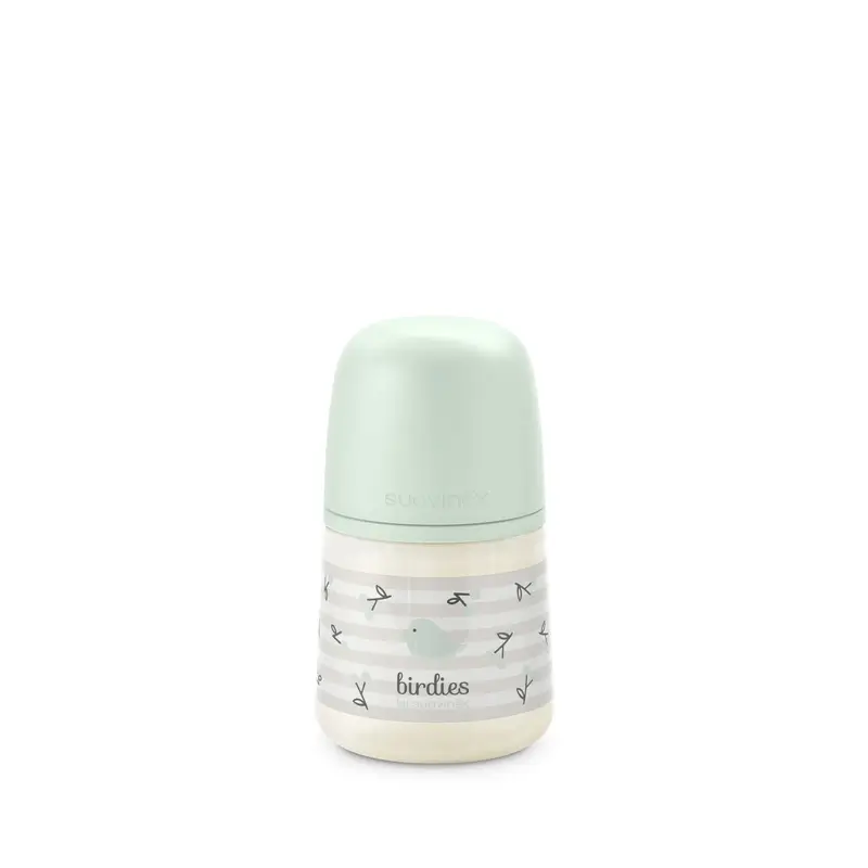 Suavinex Biberón Tetina Sx Pro Flujo Lento (S) +0 Meses Birdies Verde, 150 ml - Image 10