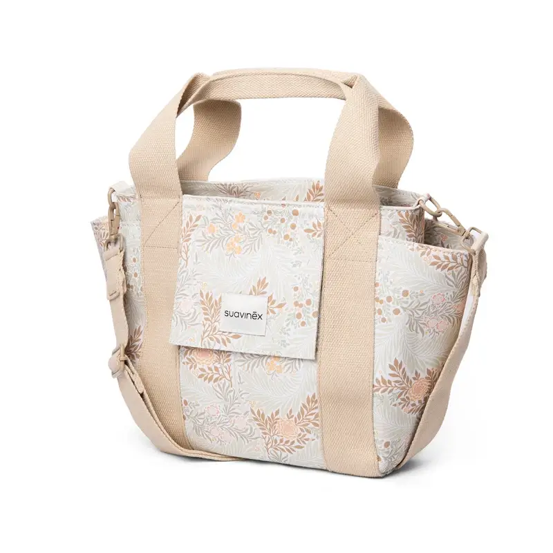 Suavinex Bolso Carro Bebé Panera Estampado Poetry Beige - Image 4