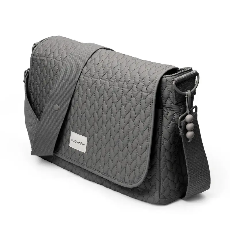 Suavinex Bolso Maternidad Bandolera, Gris - Image 2