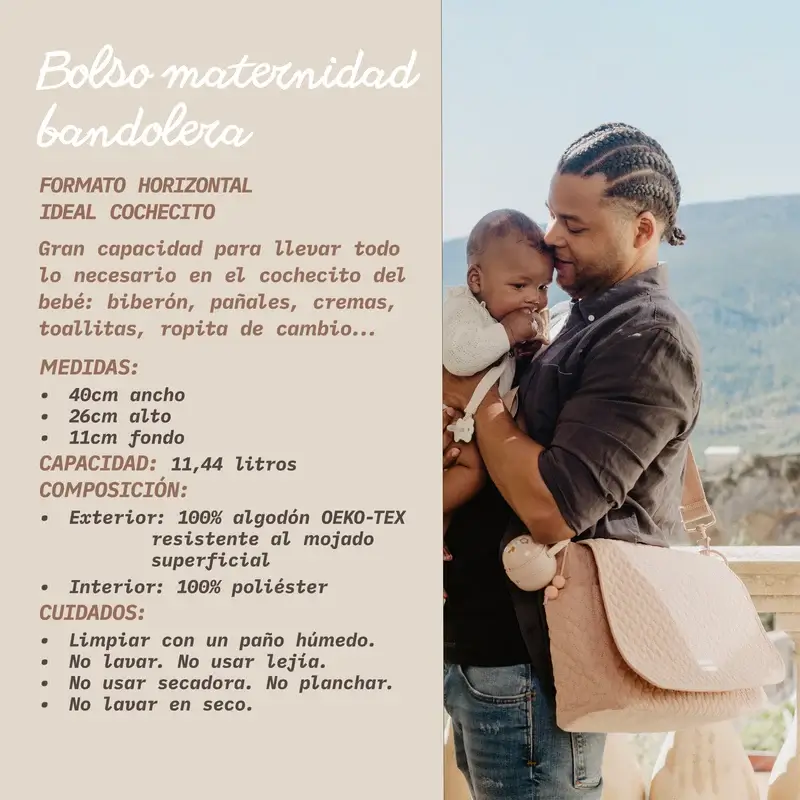 Suavinex Bolso Maternidad Bandolera, Gris - Image 8