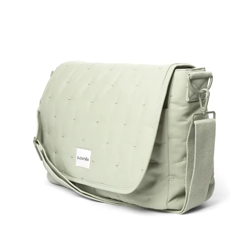 Suavinex Bolso Maternidad Bandolera Poetry Verde - Image 5